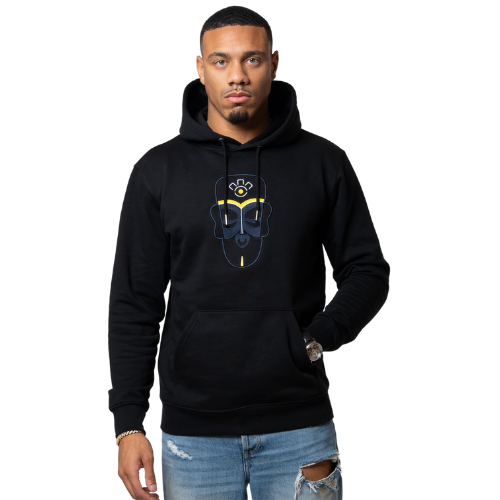 SCHWARZES KAPUZENSWEATSHIRT