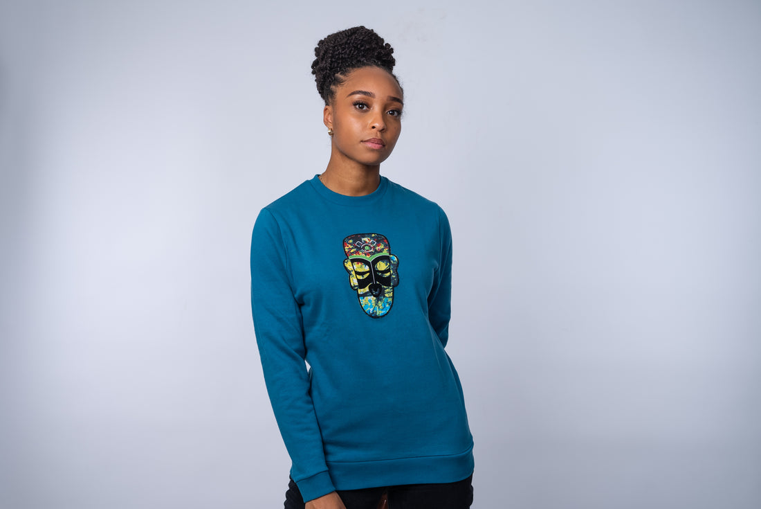 BLAUES SWEATSHIRT
