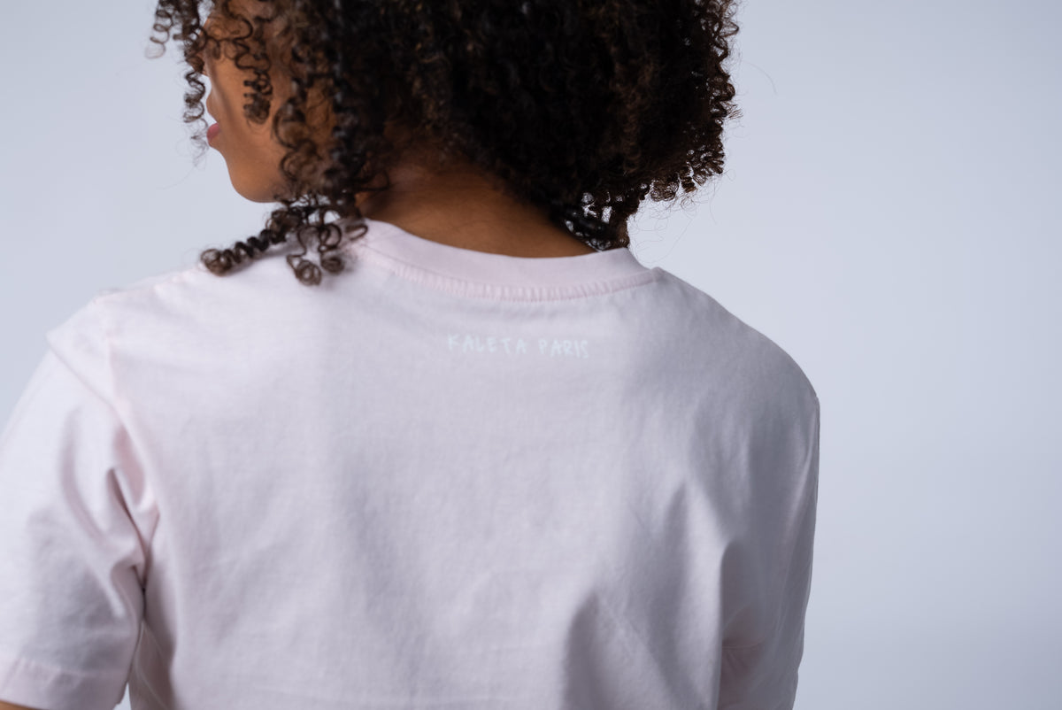 T-SHIRT ROSE FEMME