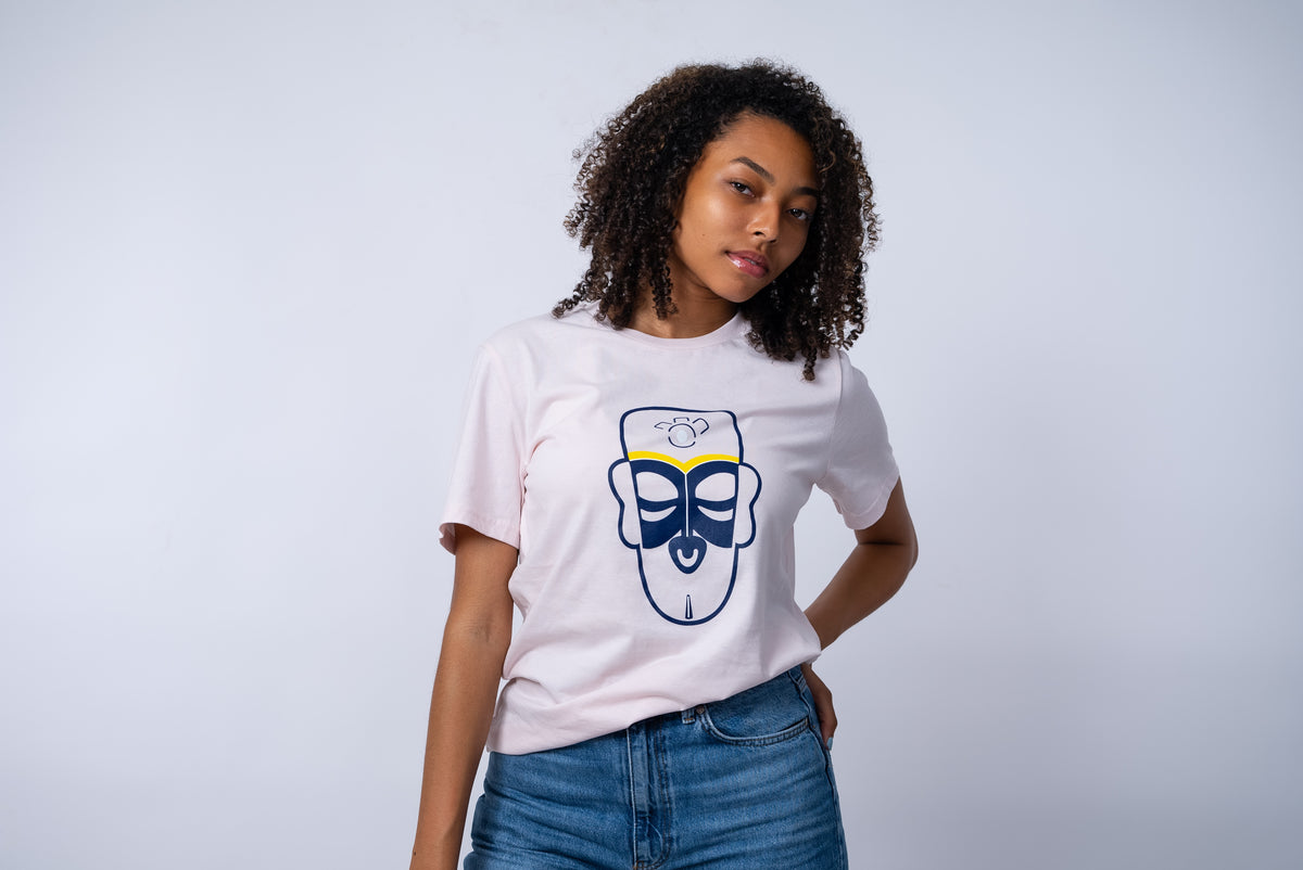 T-SHIRT ROSE FEMME